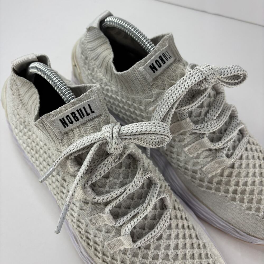 NOBULL Allday Knit White Solid Athletic Shoe Men Size 8.5 Women’s Size 10 - Picture 9 of 11